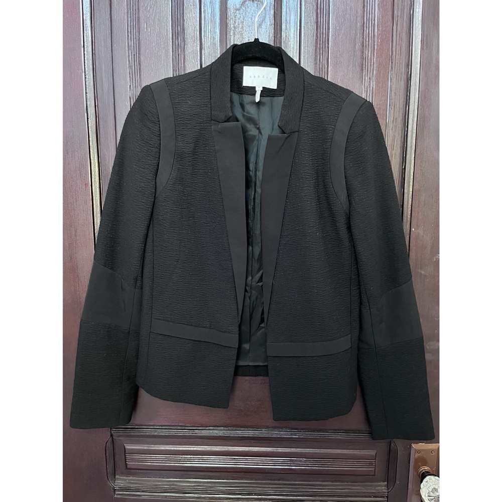Sandro Black Blazer